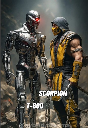 T-800 and Scorpion Fusion in Action