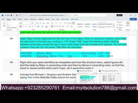 Exp22 Word Ch03 CumulativeAssessment Academics/Exp22 Word Ch03 CumulativeAssessment Academics