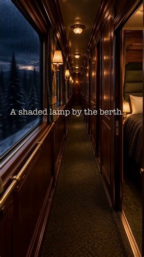 POV: Taiga Rain Beyond Your Night Train Window
