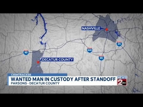 Wanted man taken into custody after hours-long standoff in Decatur County