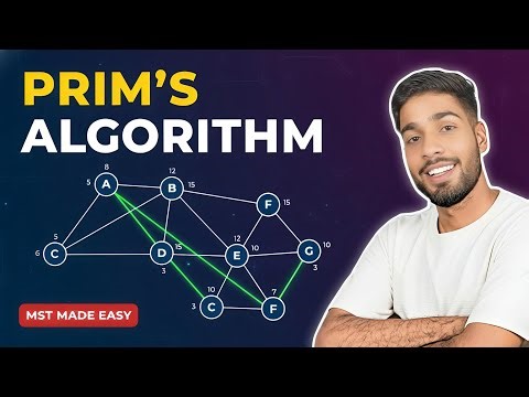 Prim’s Algorithm in Data Structure | MST with Example | Easy Explanation