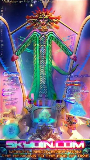 3-1 Sun Extraterrestrial Cartoon alien pleiades reptilian Starseed psychic hand drawn Pleiadian Star