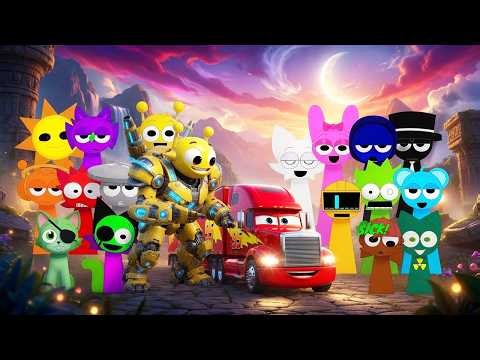 Incredibox Sprunki - All Characters Full Mix Simon, Raddy, Pinki, Oren,Gray,Sky Blue,Garnold #viral