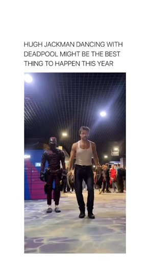 Hugh Jackman Dances NSYNC ‘Bye Bye Bye’ with Deadpool Cosplayer