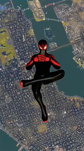Marvel’s Spider-man 2 Miles Morales Falling From The Highest Point PS5 4K Smooth