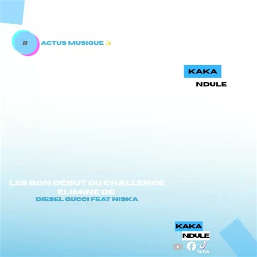 les bons débuts du challenge éliminer de diesel Gucci feat Niska #musique