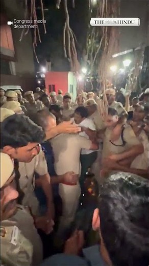 CEC protests | Delhi Police manhandle Congress leader K. C. Venugopal