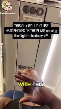 Plane Karen Refuses Headphones and Holds Up Entire Flight