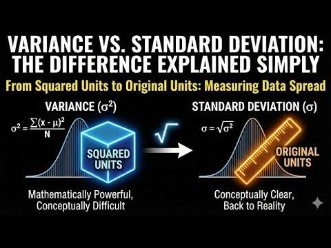 Variance vs. Standard Deviation: The Difference Explained Simply