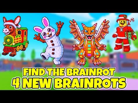 Find the Brainrot [316] How to get ALL 4 NEW BRAINROTS! - Roblox