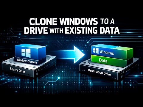 Migrate (Clone) Windows to a Drive with Existing Partitions and Preserve its Data