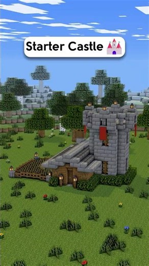Minecraft: How to Build a Starter Castle 🏰