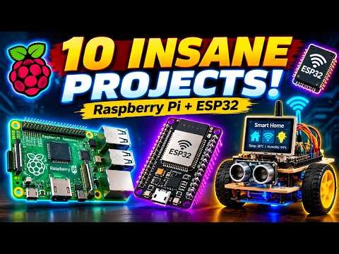 10 Raspberry Pi & ESP32 Projects That Are Seriously Impressive!