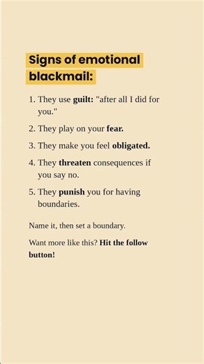 Why People Use Emotional Blackmail #darkpsychology #humanbehavior