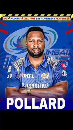 IPL HISTORY MUMBAI ALL TIME GREATEST OVERSEAS PLAYERS🥵