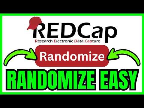 How To RANDOMIZE In REDCap (QUICK & EASY) 2026