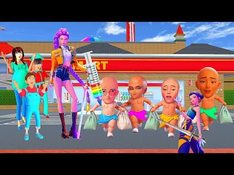 Saja Boys Hamil Bayi Rumi Disunat Zoey Mira Demon Hunters Yuta Mio Panik | Sakura School Simulator