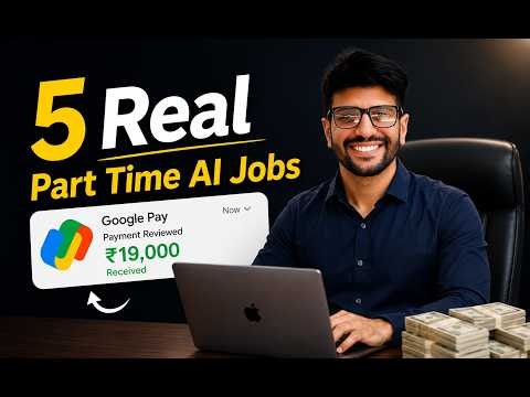 5 Best Part-Time AI Jobs | Legit Work From Home | AI Data Annotation Jobs | Don't Miss 🔥