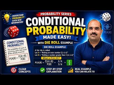 Conditional Probability Basics | Easy Explanation with Die Roll