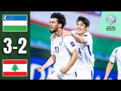 Uzbekistan survive late scare! | Uzbekistan - Lebanon | Highlights | AFC U23 Asian Cup™