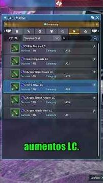 Augments para tu Armadura Fortscha #pso2ngs