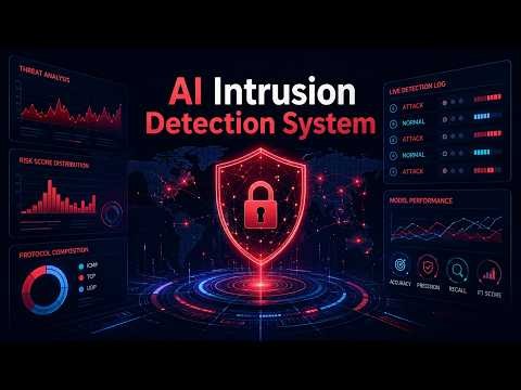 AI Intrusion Detection System using XGBoost | FastAPI & Scapy | NSL-KDD | Machine Learning