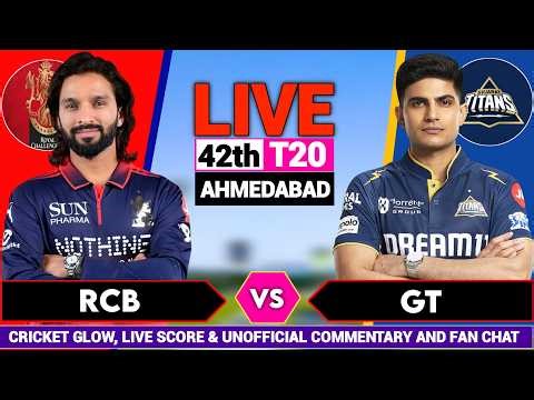 🔴Live: RCB vs GT, IPL 2026 Live Commentary 42th t20 | Bengaluru vs Gujrat| Live Cricket Match Score
