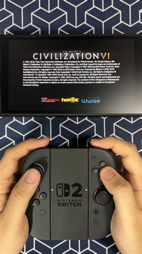 Civilization 6 in Boost Mode on Switch 2 #shorts #civilization6 #switch2