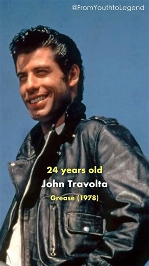 😍 John Travolta: Evolution Through Iconic Roles #thenandnow #johntravolta #grease #nostalgia