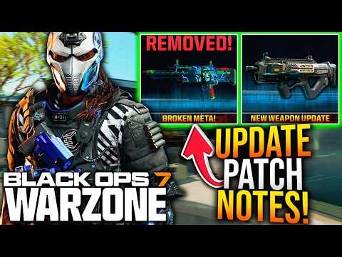 CALL OF DUTY’s NEW UPDATE PATCH NOTES! (BROKEN META, New Weapon Update, & More)