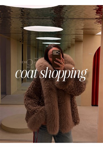 dream coat secured 🤎☁️✨ | miss circle fur jacket