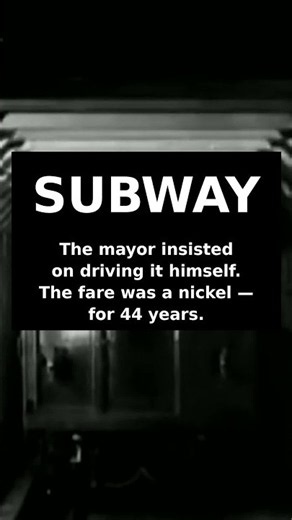 1904: The Mayor Refused to Let Anyone Else Drive the First Subway 🚇