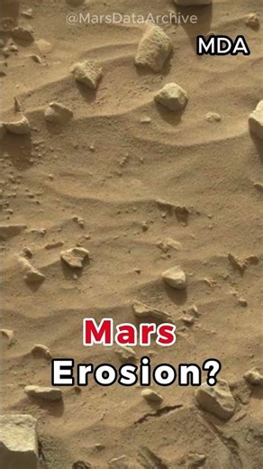 Mars’ Erosion is resulting in this?