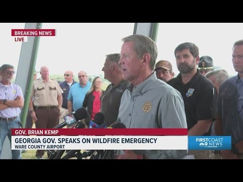 Georgia Gov. Brian Kemp speaks on wildfire emergency | Wildfire Emergency
