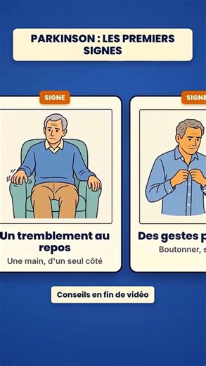 Parkinson : les premiers signes