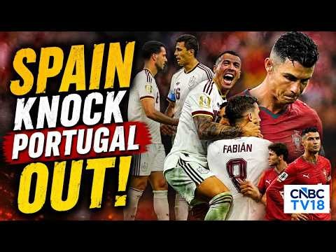 Ronaldo’s World Cup Dream Ends | Spain Beat Portugal 1-0 To Reach World Cup Quarterfinals | N18G