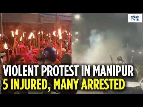 Manipur News: Massive Protests Erupt in Manipur After Children Killed in Explosion | Imphal