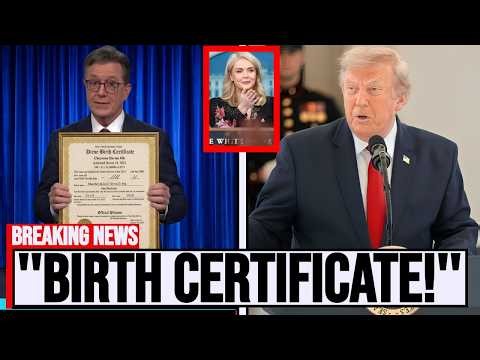 Colbert Reveals Fred Trump’s Birth Certificate — It Lists the Bronx, New York