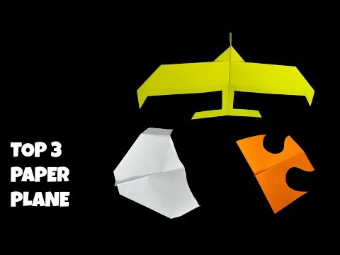 Top 3 how to make a paper airplane | paper aeroplane | paper craft | paper plane