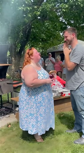 He had no idea Humpback Holly was about to propose #engagement #surprised #emotional