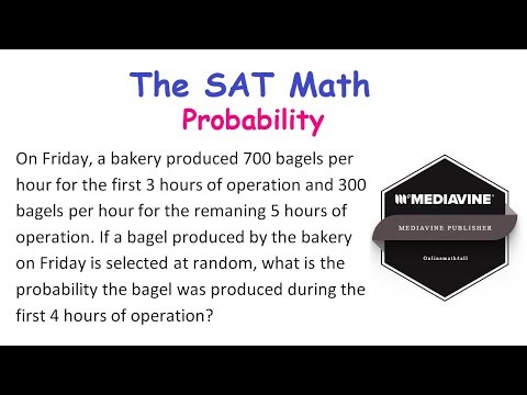 The SAT Math - Problem-Solving and Data Analysis (Probability)