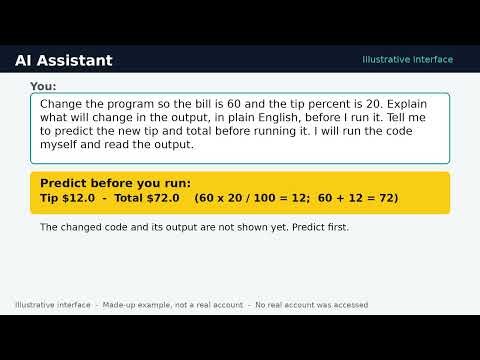 Build Your First Python Program With AI Prompts — And Understand Every Line