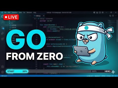 Learning Go (Golang) from Zero to Hero LIVE! (Full 2026 Guide)