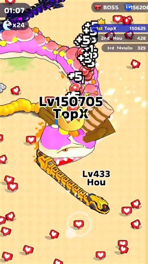 Snake Clash VIP Best Gameplay 1695 #snakeclash #games #viralshorts