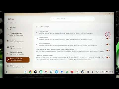 ASUS Chromebook C434Tでウェブカメラを切り替える方法