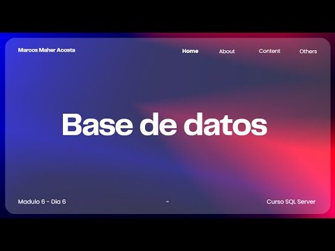 Modulo - 6 Dia - 6 Curso SQL Server Consultas con Operadores de Rango y Logicos