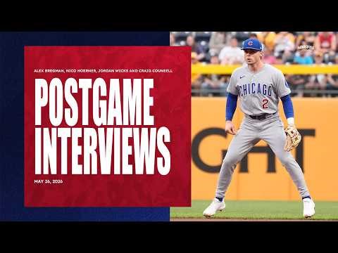 POSTGAME INTERVIEWS: Bregman, Hoerner, Wicks and Counsell | Cubs Locker Room Sound (5/26/2026)