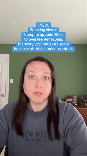 1/5/26. Not much actually scares me. This does. #fyp #breakingnews #venezuela #greenscreen