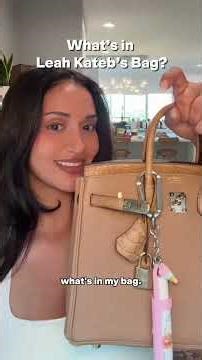 What's in Leah Kateb's Bag?