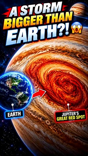 A Storm Bigger Than Earth?! 😳 Jupiter’s Great Red Spot